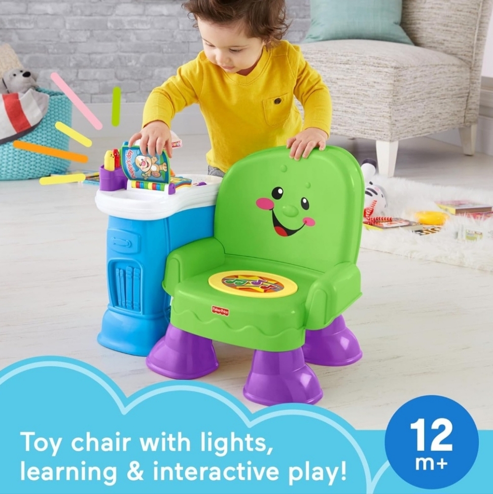 Fisher-Price Laugh & Learn Song & Story Learning Chair Interactive Musical Toy